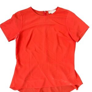 Michael Michael Kors vibrant Orange shift Top - Size M